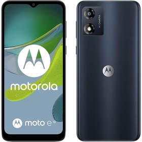 Смартфон Motorola XT2345-3 E13 64Gb 2Gb черный моноблок 3G 4G 2Sim 6.5" 720x1600 Android 13 13Mpix 8