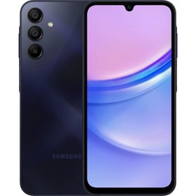 Смартфон Samsung SM-A155F Galaxy A15 128Gb 6Gb темно-синий моноблок 3G 4G 2Sim 6.5" 1080x2340 Androi