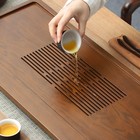 Поднос для чайной церемонии ДЖЕКИЧАЙ, чабань, 49×23.5×4 см, бамбук, коричневый - Фото 3