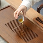 Поднос для чайной церемонии ДЖЕКИЧАЙ, чабань, 66×29×4 см, бамбук, коричневый - Фото 3