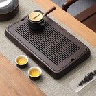 Поднос для чайной церемонии ДЖЕКИЧАЙ, чабань, 30×18×4 см, бамбук, коричневый - Фото 2