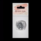 Пайетки для декора «Снежинки», цвет серебристый 10473648