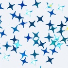 Пайетки для декора «Звёздная ночь», голографические, цвет голубой - Фото 4