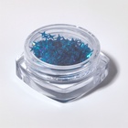 Пайетки для декора «Звёздная ночь», голографические, цвет голубой - Фото 5