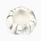 Пепельница для дома «Мрамор», для сигарет и стиков, 13.7×5.5 см, керамика - фото 27435499