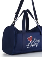 Сумка спортивная TEXTURA, на молнии с подкладкой, длинный ремень, маленький размер, синяя - Фото 5