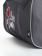 Сумка спортивная TEXTURA, на молнии с подкладкой, длинный ремень, маленький размер, серая - Фото 9