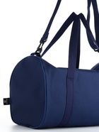 Сумка спортивная на молнии TEXTURA, с подкладкой, длинный ремень, маленький размер, с акцентным принтом, синяя - Фото 6