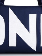 Сумка спортивная на молнии TEXTURA, с подкладкой, длинный ремень, маленький размер, с акцентным принтом, синяя - Фото 7