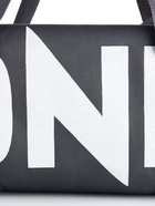 Сумка спортивная на молнии TEXTURA, с подкладкой, длинный ремень, маленький размер, с акцентным принтом, серая - Фото 8