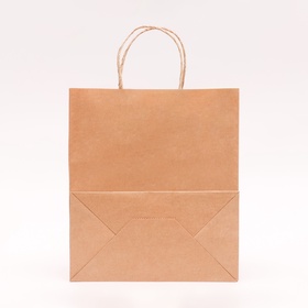 Пакет бумажный подарочный новогодний крафт, «Новогодний шар», чёрный 22?12?25 см (комплект 3 шт)