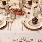 Скатерть новогодняя «Доляна. Зимний лес», 145×180 ±3 см, 100% п/э - Фото 3