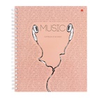 Тетрадь 80л кл на гребне SOUNDMANIA, мел карт гл лам, МИКС - фото 25383862