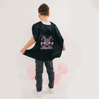 Карнавальный набор «Кубо-мир», плащ, маска, цвет чёрный - Фото 3