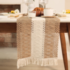 Дорожка «Этель. Сканди узор», коричневая, 32×150 см, 50% хлопок, 50% лён - Фото 3