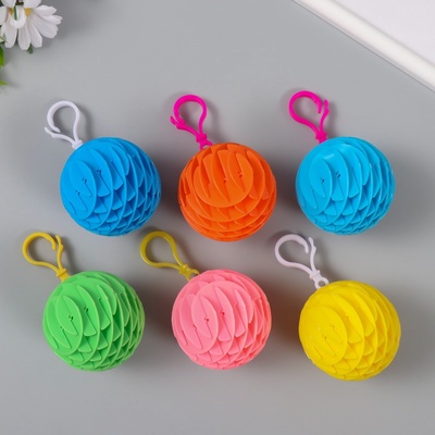 Брелок для ключей на карабине «Антистресс: Шар» 6×6×6 см, МИКС