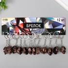 Брелок для ключей на кольце «Череп-шлем с ирокезом», металл, шлем открывается, 2.5×2.5×3.2 см - Фото 4