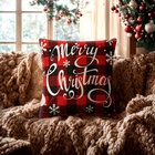 Наволочка декоративная новогодняя «Этель» Christmas, 43×43 см, велюр - Фото 2