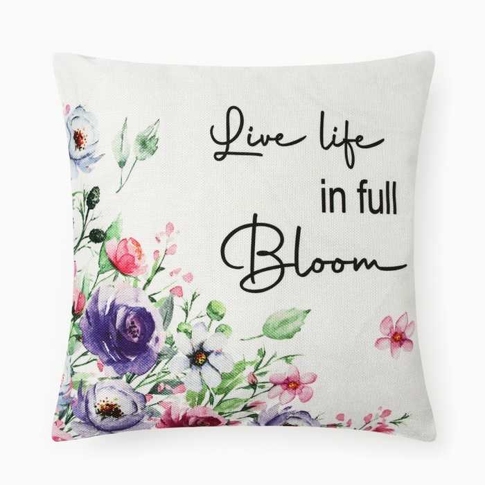 Наволочка декоративная «Этель» Bloom, 43×43 см - Фото 1