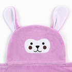 Полотенце - уголок LoveLife «Зая», 70×140 см, микрофибра, фиолетовое - Фото 3