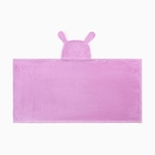 Полотенце - уголок LoveLife «Зая», 70×140 см, микрофибра, фиолетовое - Фото 4