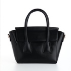 Сумка женская мессенджер на магните, 35×15×23 см, чёрная - Фото 12