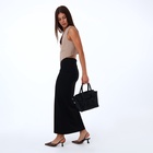 Сумка женская мессенджер на магните, 35×15×23 см, чёрная - Фото 10