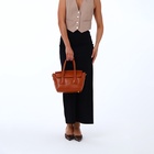 Сумка женская мессенджер на магните, 35×15×23 см, рыжая - Фото 10