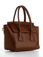 Сумка женская мессенджер на магните, 35×15×23 см, коричневая - Фото 9