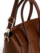 Сумка женская мессенджер на магните, 35×15×23 см, коричневая - Фото 7