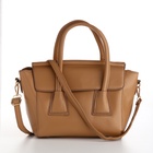 Сумка женская мессенджер на магните, 35×15×23 см, бежевая - Фото 11