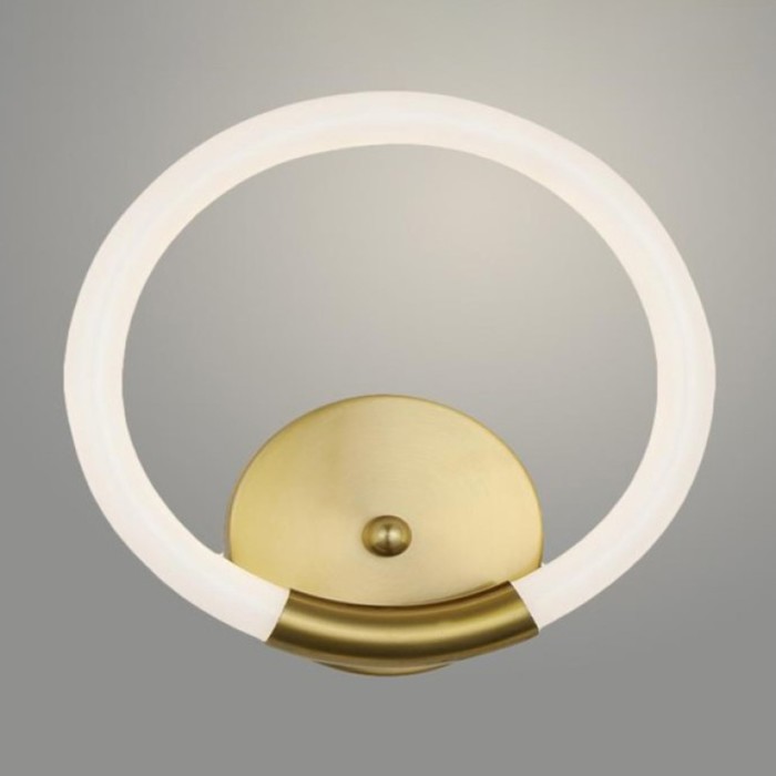 Бра настенное «Светогор» 5322/1W, LED, 17Вт, 22х18х20 см, 6 кв.м, цвет медный - Фото 1