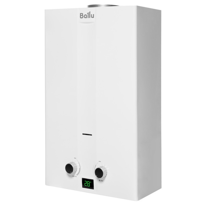 Колонка газовая Ballu GWH 10 Fiery, 20 кВт, настенная, белая - Фото 1