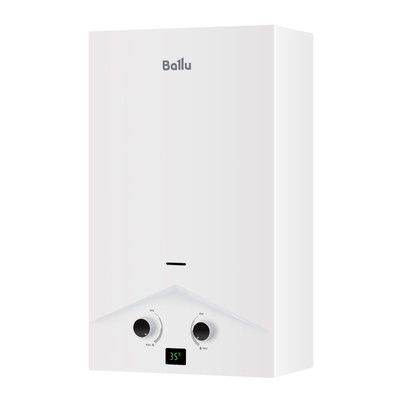 Колонка газовая Ballu GWH 10 Warmix, 20 кВт, настенная, белая