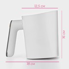 Просеиватель для муки Доляна Powder, автоматический, 1 л, белый - Фото 2