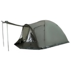 УЦЕНКА Палатка туристическая 4-местная maclay KAVKAZ 4, 360×250×140 см, трекинговая, двухслойная, с тамбуром, зелёная - Фото 12