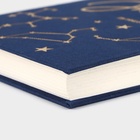Планер интервью А5, 144 листа, твердая обложка, текстиль «Синий» - Фото 4