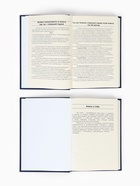 Планер интервью А5, 144 листа, твердая обложка, текстиль «Синий» - Фото 5