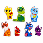 Рамка - вкладыш «Котики», 7 деталей - Фото 7