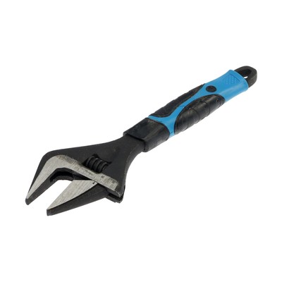 УЦЕНКА Ключ разводной с тонкими губками ТУНДРА, 2К рукоятка, раскрытие губок до 38 мм, 200 мм 458563