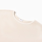 Свитшот флисовый детский MINAKU: Fleece Soft, бежевый, рост 128 см 10460767