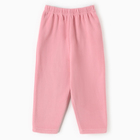 Брюки детские MINAKU: Fleece Soft, цвет розовый, рост 104 см - фото 110828793