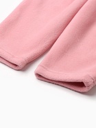 Брюки флисовые детские MINAKU: Fleece Soft, розовые, рост 110 см - фото 59820463