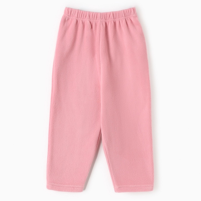 

Брюки детские MINAKU: Fleece Soft, цвет розовый, рост 116 см