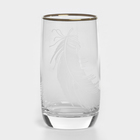 Набор стеклянных стаканов «Перо», 330 мл, 6 шт - фото 25383893