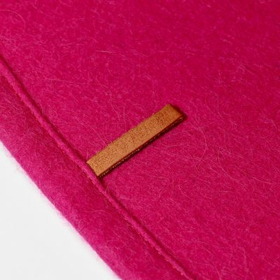 Шапка для бани и сауны «Премиум», шерсть альпаки, мериноса, шёлк, фуксия, FINTAMPER