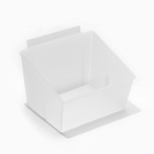 Полка-контейнер пластиковый F362 , 14,5×14×11 см, цвет прозрачный матовый - фото 25356334