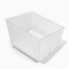 Полка-контейнер пластиковый F362 , 14,5×14×11 см, цвет прозрачный матовый - фото 25356335