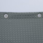 Штора для ванной «Олива», с люверсами, 180×180 см, полиэстер, серая - Фото 3