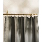 Штора для ванной «Олива», с люверсами, 180×180 см, полиэстер, серая - Фото 6